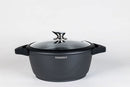 Kit Frigideira Wok 24cm + Panela 28cm + 2 Tampas Super Resistentes Frigigold - NOVOS MODELOS