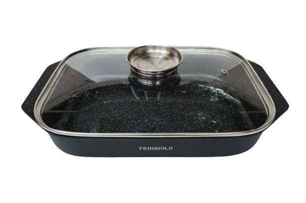 Assadeira Com Tampa Frigigold 34cm - NOVO MODELO