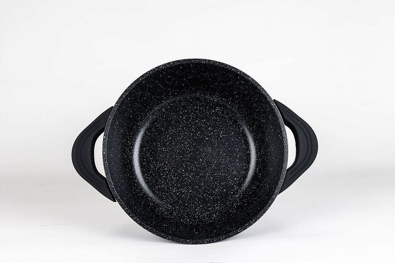 Kit Frigideira Wok 24cm + Panela 28cm + 2 Tampas Super Resistentes Frigigold - NOVOS MODELOS